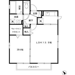 ヴェルジェＤの物件間取画像